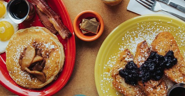 a delicious brunch meal at a restaurant in washington state