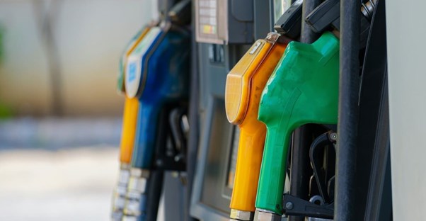 colorful gas pumps signifying the federal gas tax