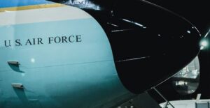 the nose of air force one