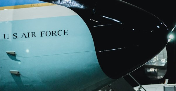 the nose of air force one