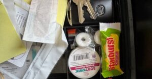 the extra keys in the drawer