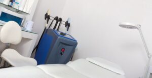 a laser hair removal clinic