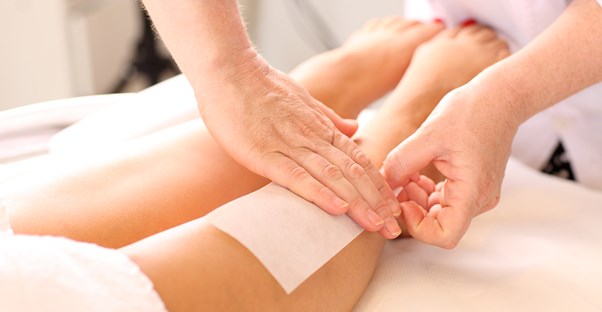 a woman using an alternative to laser hair removal
