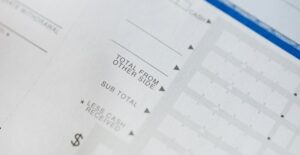 Close up of a balance slip to represent that certificates of deposit aren't always a good investment.