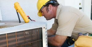 a man who found a job after his HVAC training