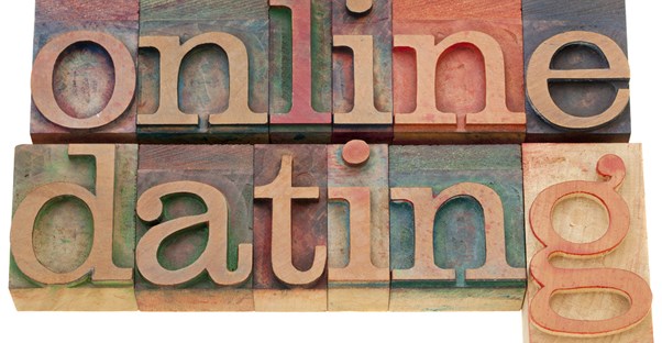 block letters spell out online dating