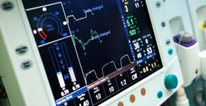 a respiratory therapy machine is used during a test