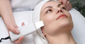 a woman using a botox alternative