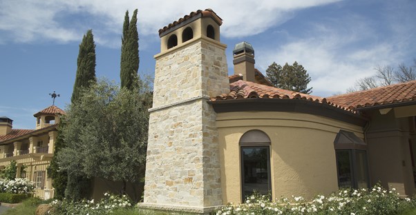 a spanish mission-styled hotel situated in Napa Valley