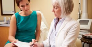 a woman preparing for a tummy tuck