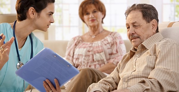 a patient who needs a catheter