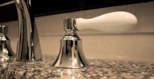 A recently remodeled sink invites buyers to make an offer on the house.