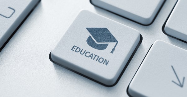 Education button on a keyboard