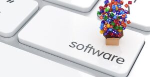 Keyboard Key That Says Software