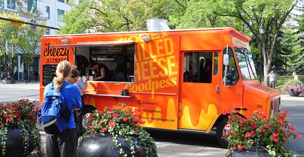 Orange Food Truck