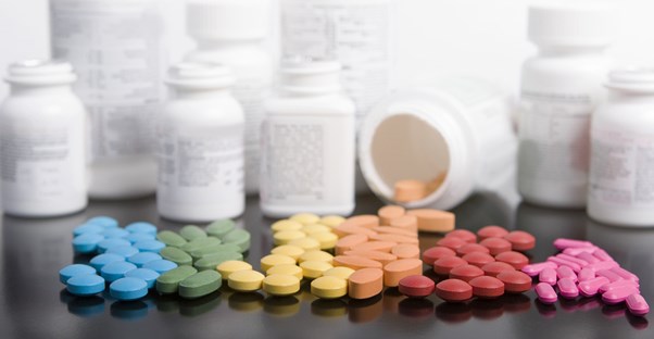 bottles of vitamins