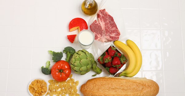 a visual representation of the food pyramid