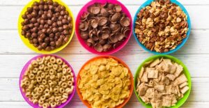 A picture of unhealthy snacks that pretend to be healthy