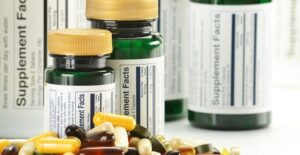 an assortment of vitamins