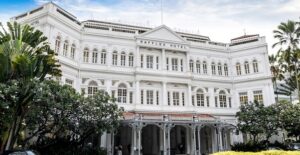 the raffels hotels welcomes visitors to singapore