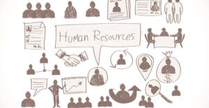 Sketches that represent human resources