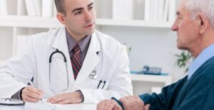 a doctor explaining what diabetes is