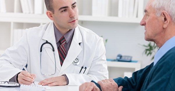 a doctor explaining what diabetes is