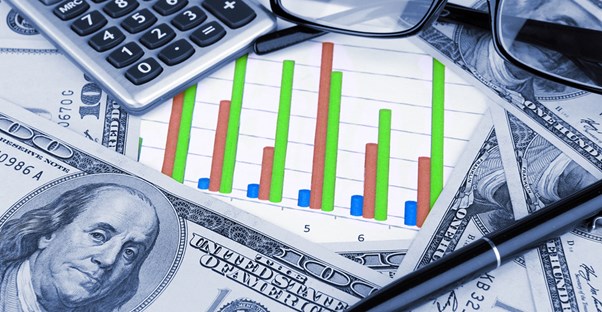 Financial tools in a pile