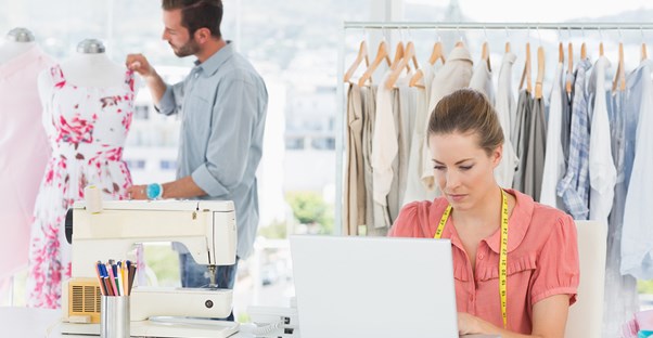 Fashion designers at work