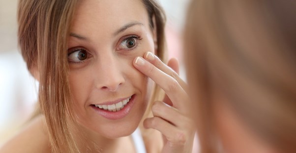 a woman who uses ridiculous anti-aging products