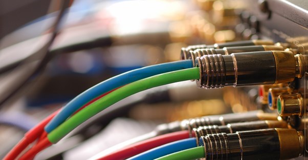 Wires of a home theater system
