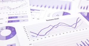 Business charts and graphs
