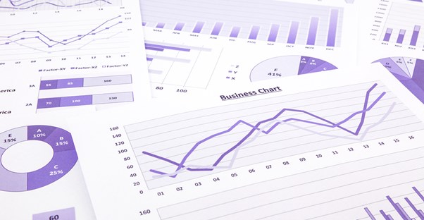 Business charts and graphs