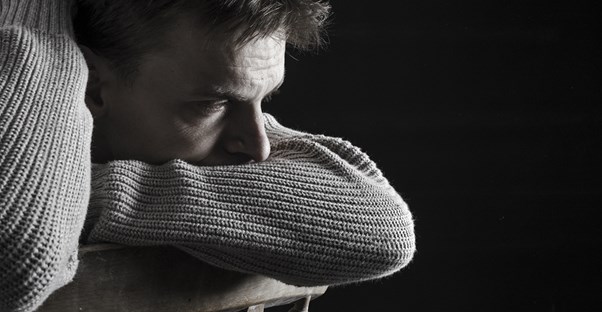 a man suffering from depression symptoms