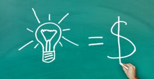 Ideas equal money
