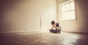 a man suffering from depression