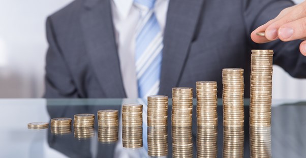Increasing stacks of quarters