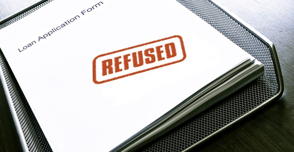 Loan Application Form Stamped Refused