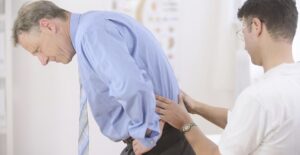 a man experiencing sciatica symptoms