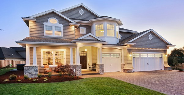 A home containing tankless water heaters