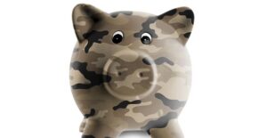 Camoflauge piggy bank