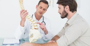 a man explaining sciatica treatments