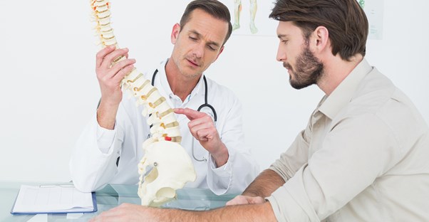 a man explaining sciatica treatments