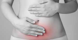 a woman experiencing pap smear pain