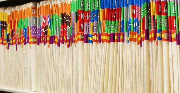 Color coded files