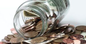 Savings in a jar that can be used to start a trust fund