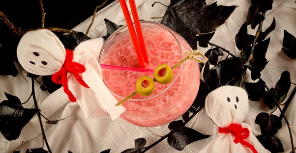 A Halloween inspired cocktail