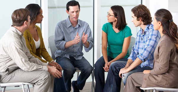 Group life coach session