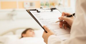 a doctor who is diagnosing multiple myeloma