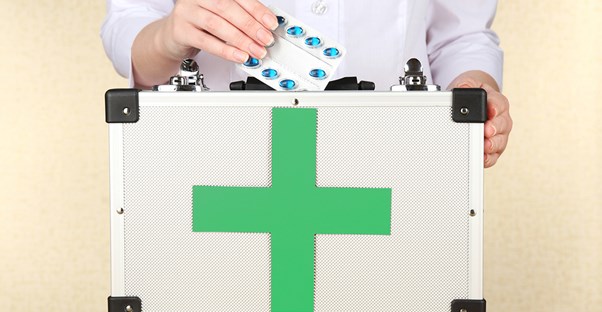 a first aid kit that would be used in the office